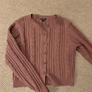 Mauve cardigan